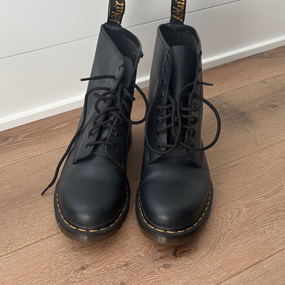 Dr. Martens Black Leather Boots
